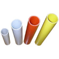 Composite FRP Fiberglass Hollow Pipe Fiberglass Tubing  Pultruded circular 100mm square tube